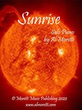 Sunrise piano sheet music cover